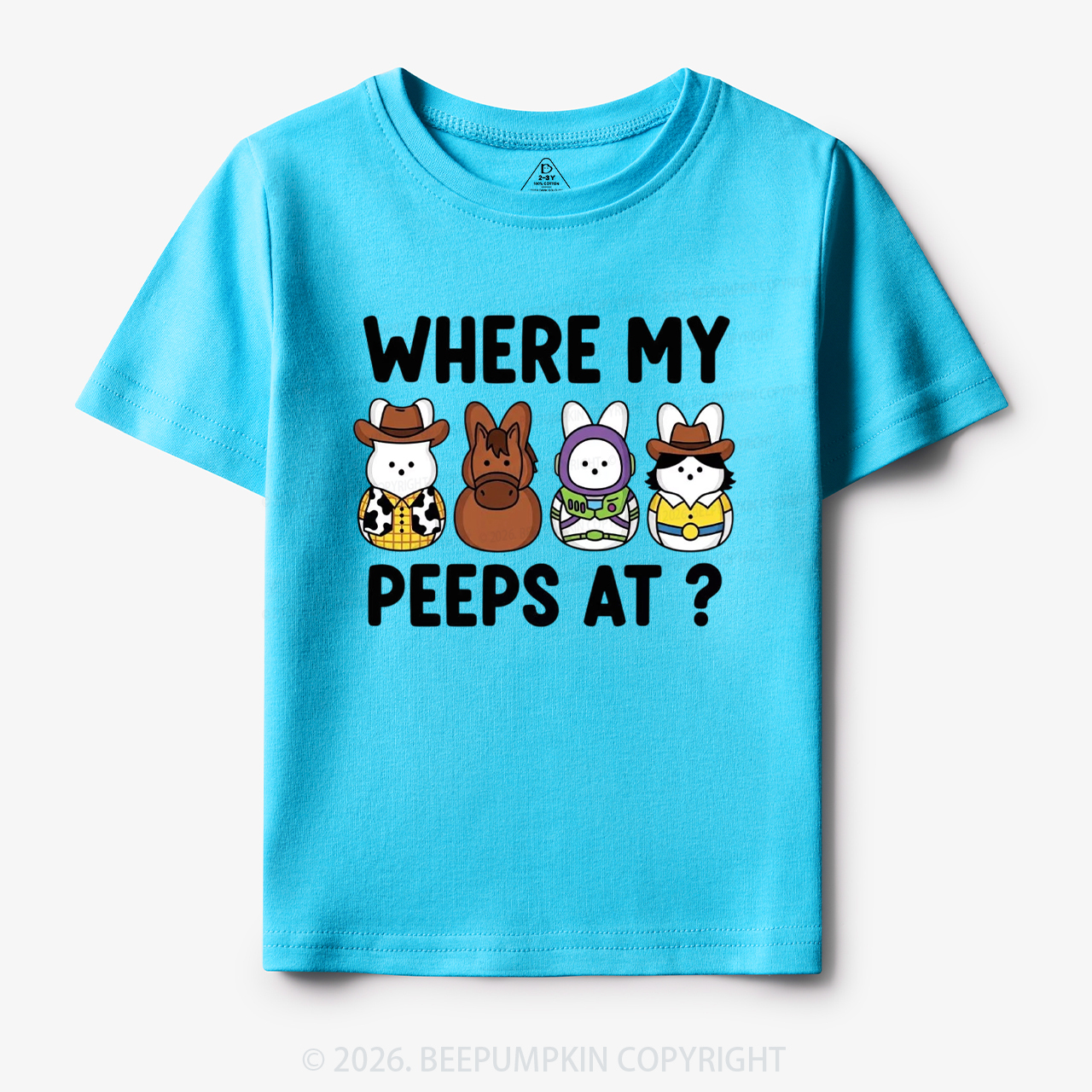 Where My Peeps At Easter Toddler&Kid's Tees