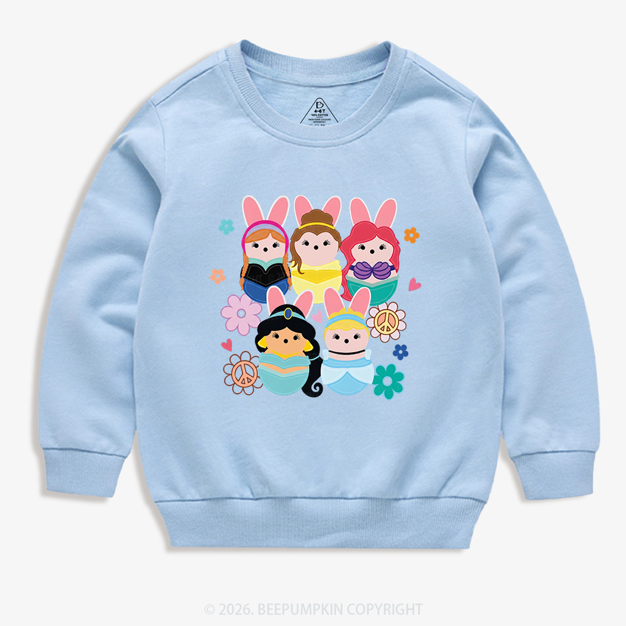 Dreamy Bunny Princess Kid's Sweatshirt