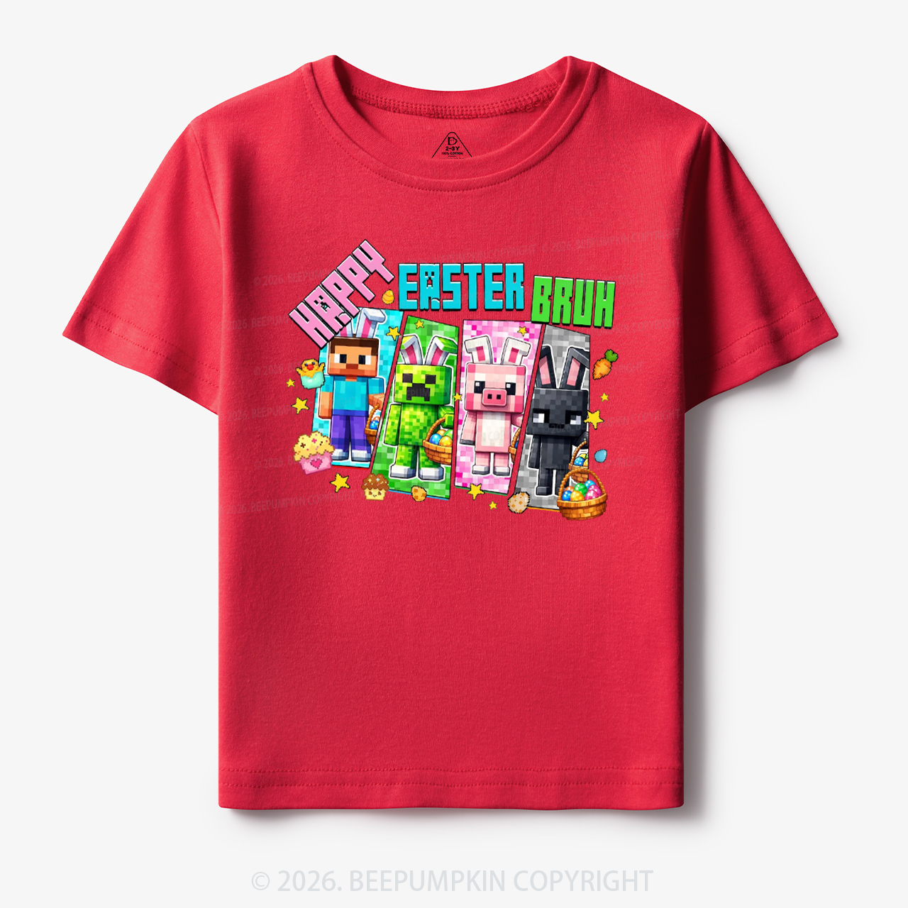 Happy Easter Mining Toddler&Kid's Tees