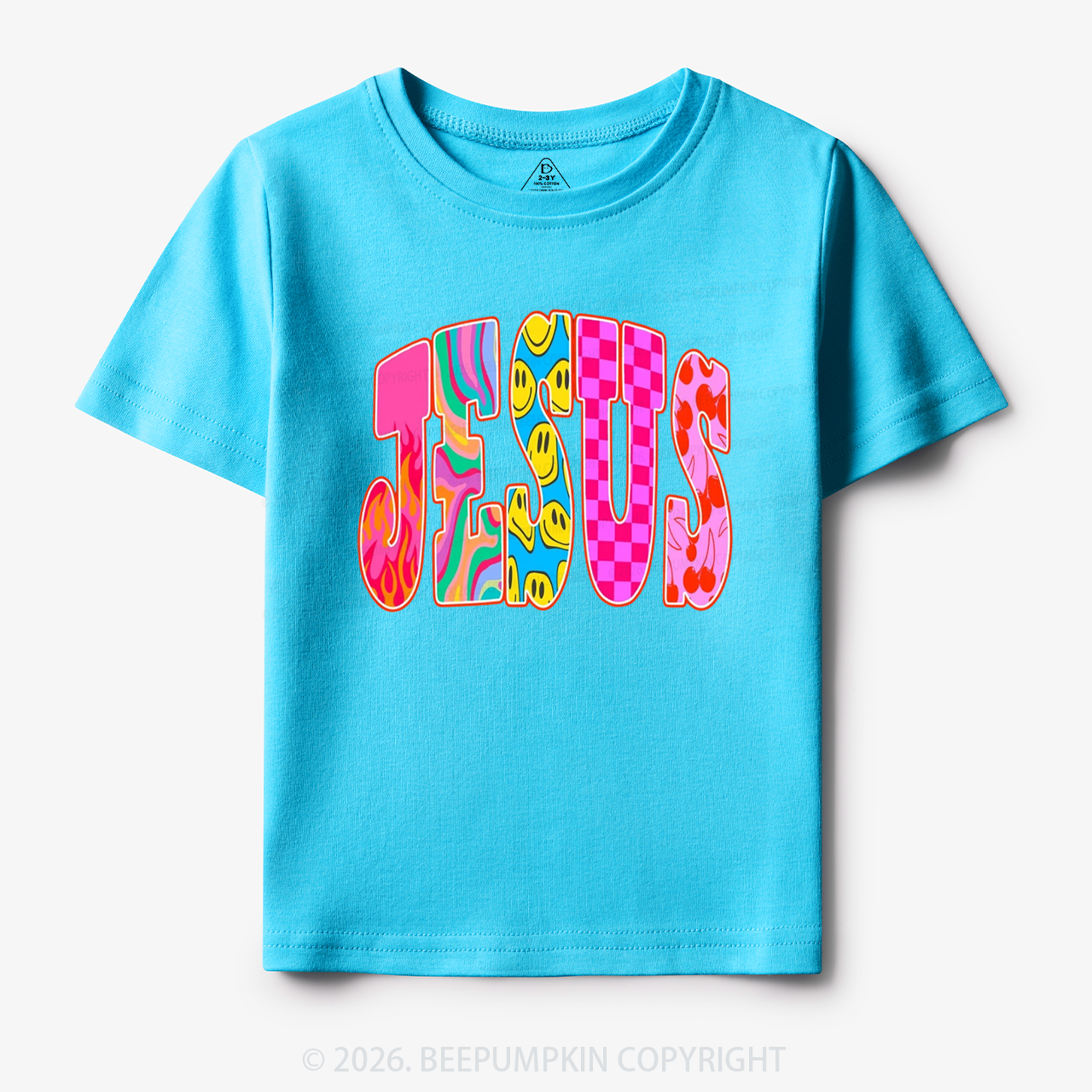 Jesus Loves Me Retro Colorful Toddler&Kid's Tees