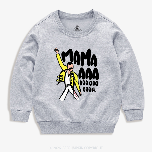 Mama Aaa Oooh Kid's Sweatshirt 8