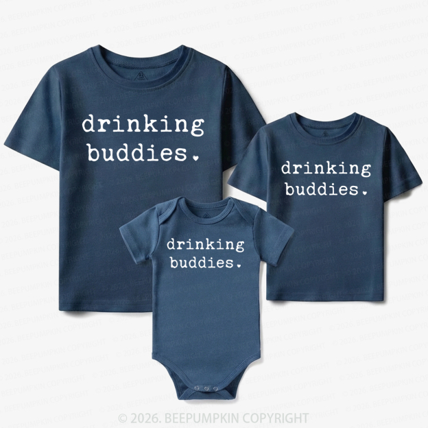 Drinking Buddies Matching Tees For Siblings