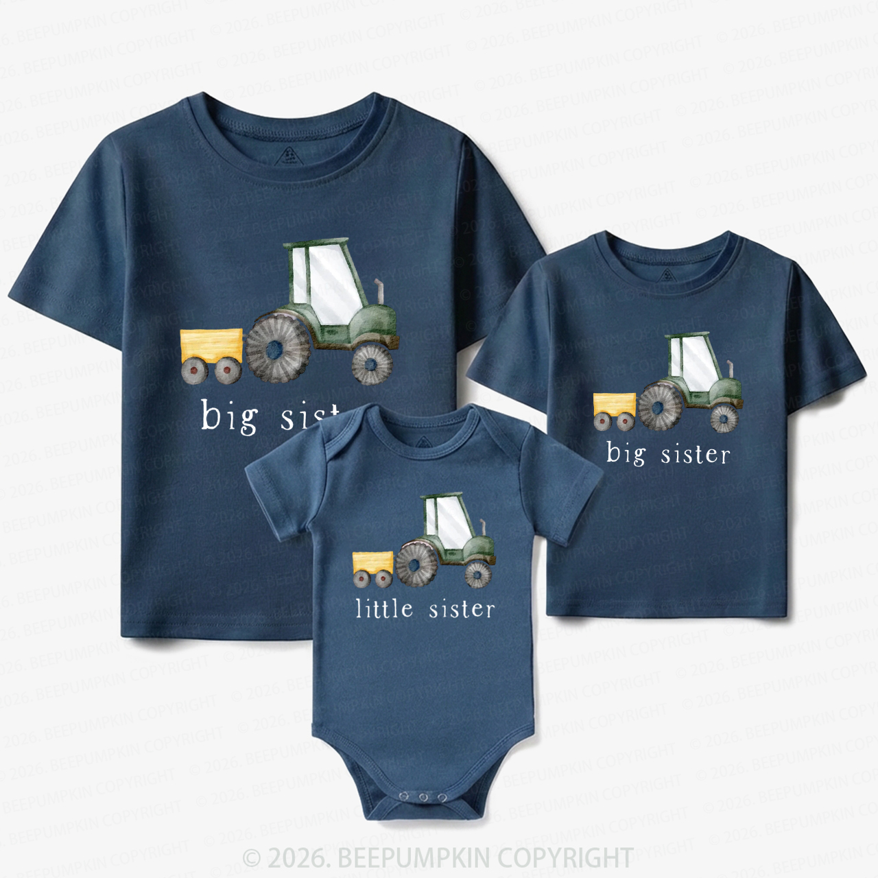 Tractor Country Matching Tees For Siblings