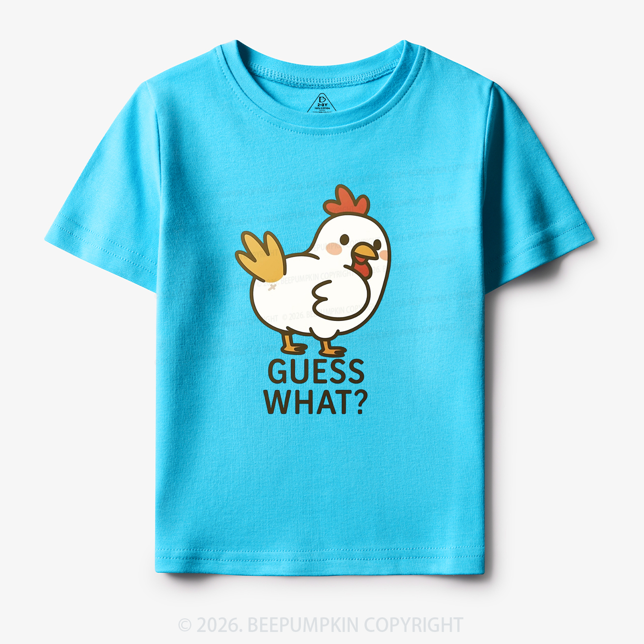 Guess What Chicken Funny Butt Joke Toddler&Kid's Tees 7