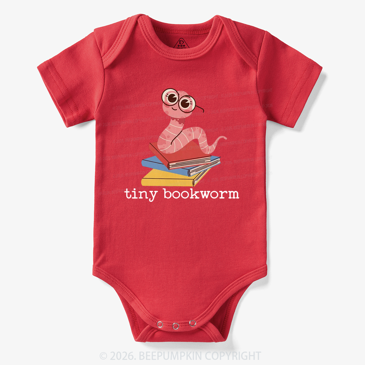 Tiny Bookworm Infant Vintage Bodysuit