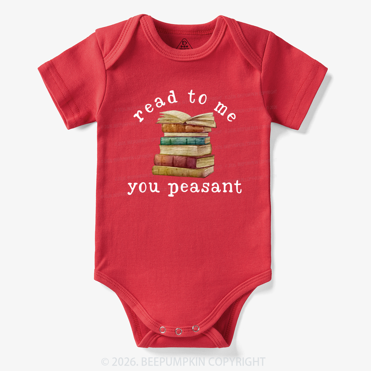 Read To Me You Peasant Book Lover Bodysuit