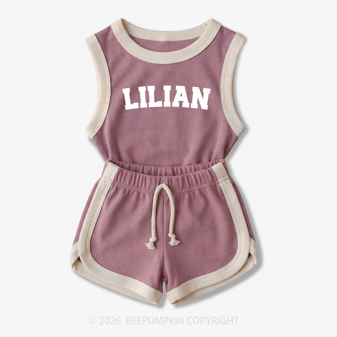 Personalized Name Baby Tank Top and Shorts Sets