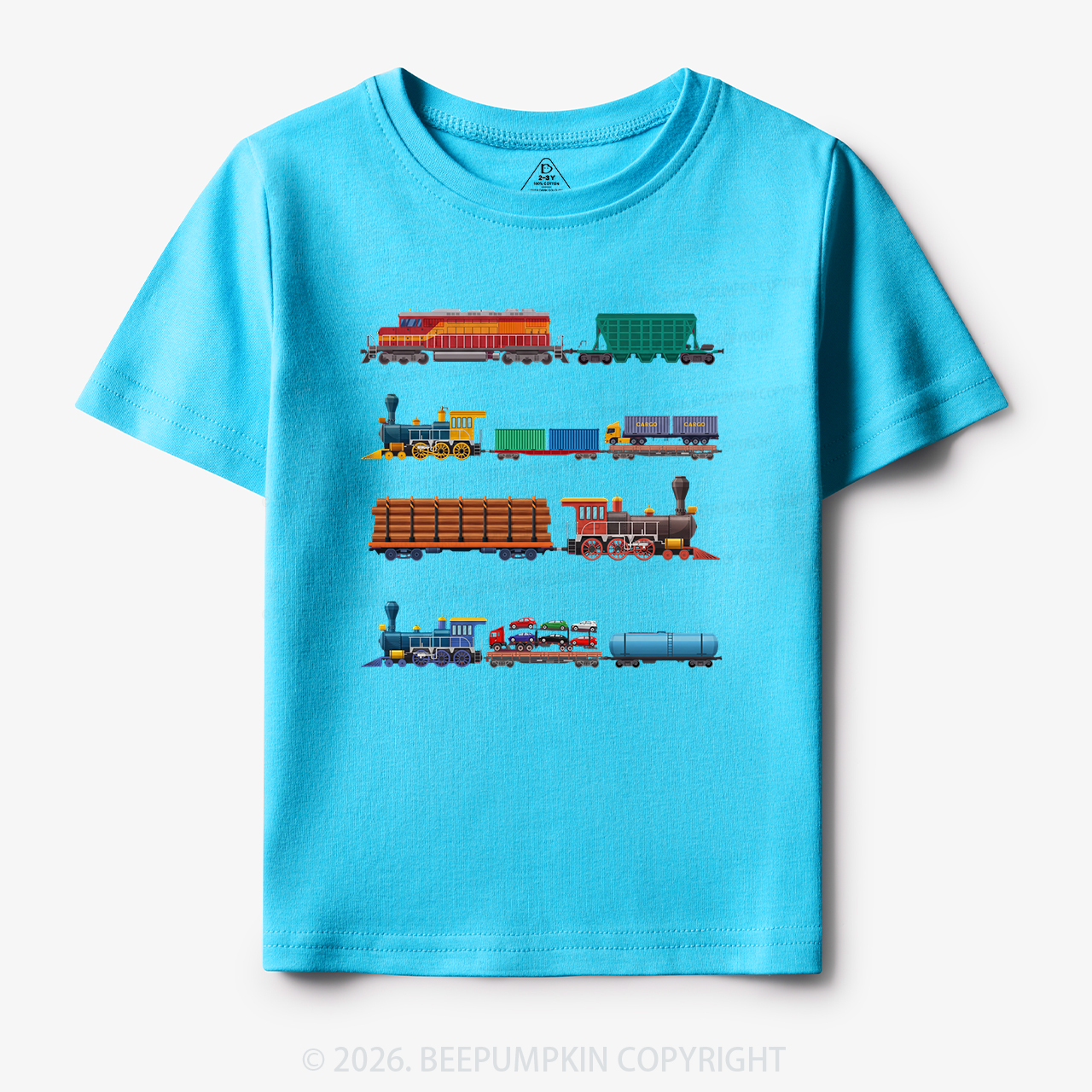 Rainbow Train Toddler&Kid's Tees