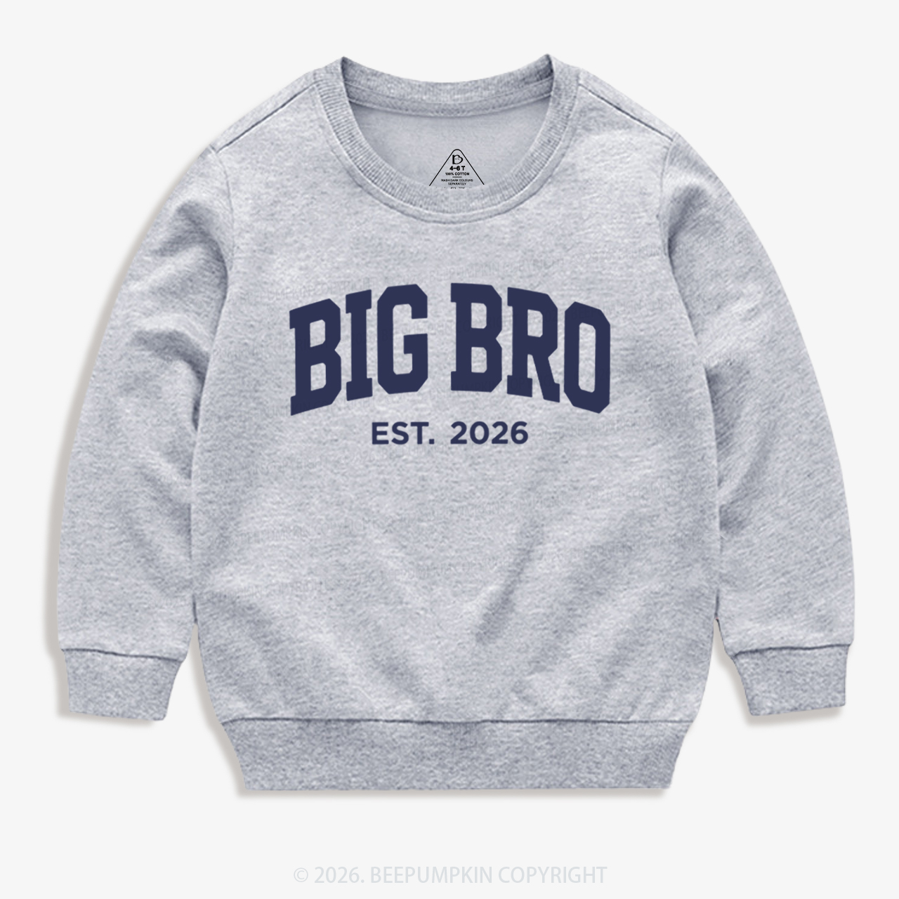 Big Bro Est 2026 Kid's Sweatshirt