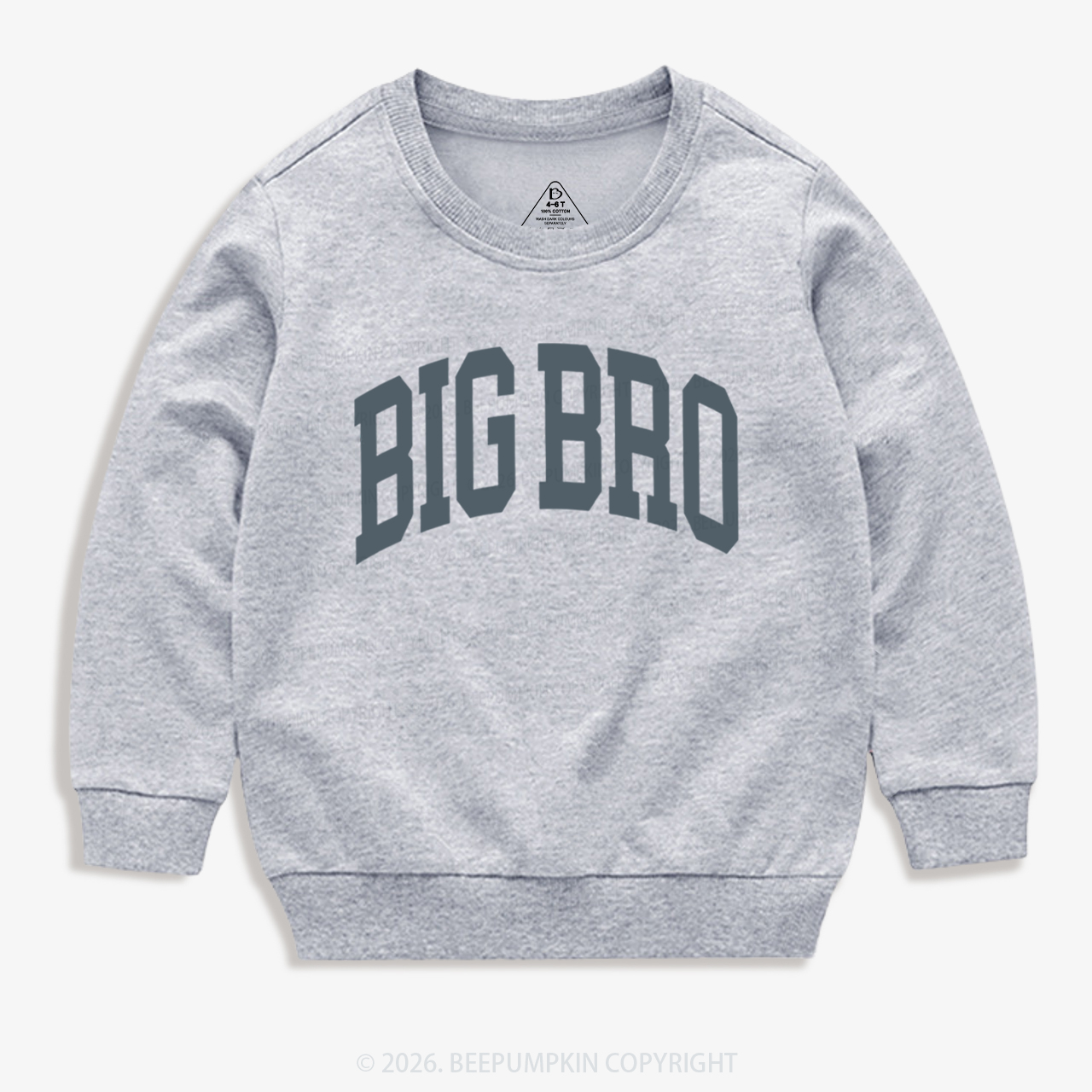 Big Bro Boho Natural Kid's Sweatshirt