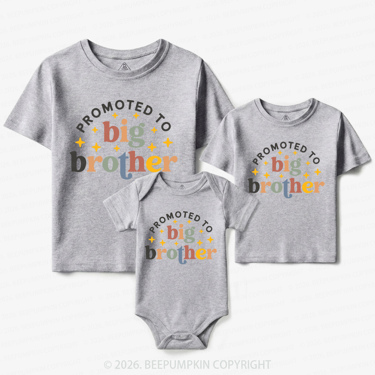 Future Promoted To Big Brother Matching Tees For Siblings