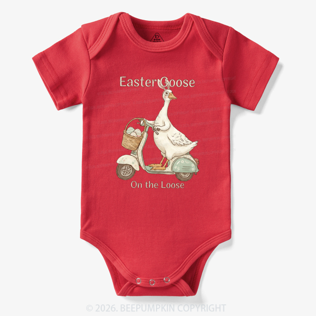 Easter Silly Goose Holiday Meme Bodysuit