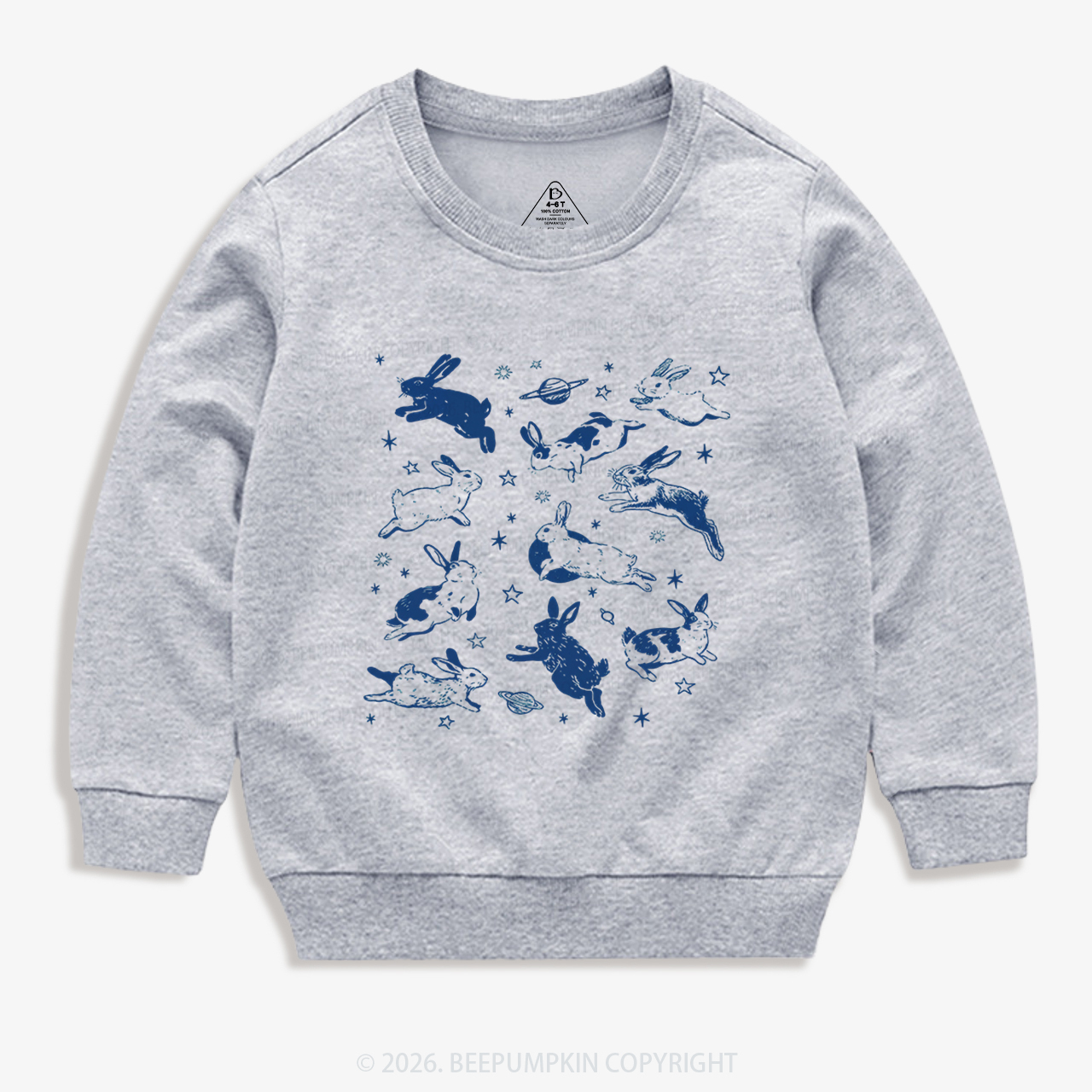 Bunnies in Space Kid's Sweatshirt