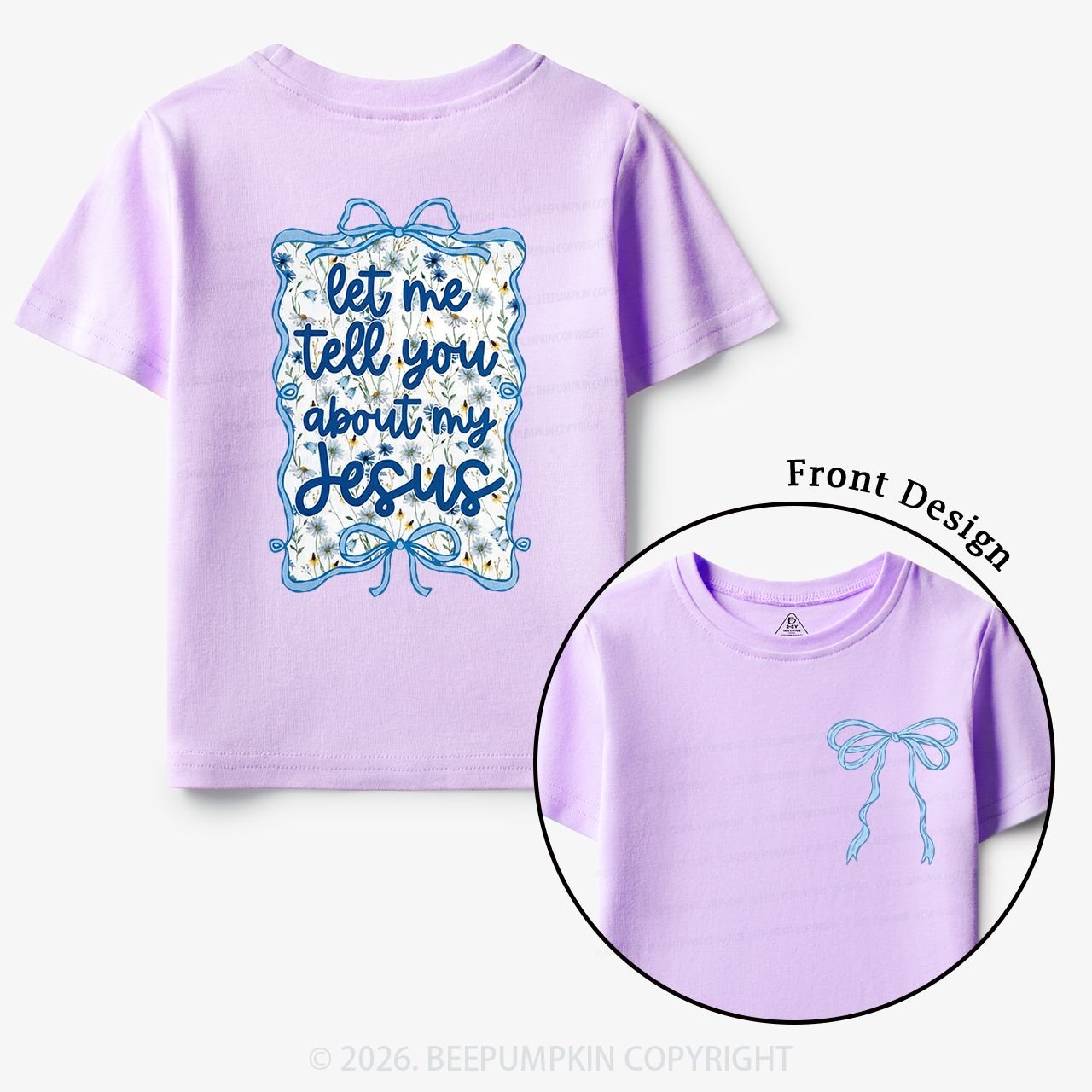 Love like Jesus Coquette Bows Toddler&Kid's Tees
