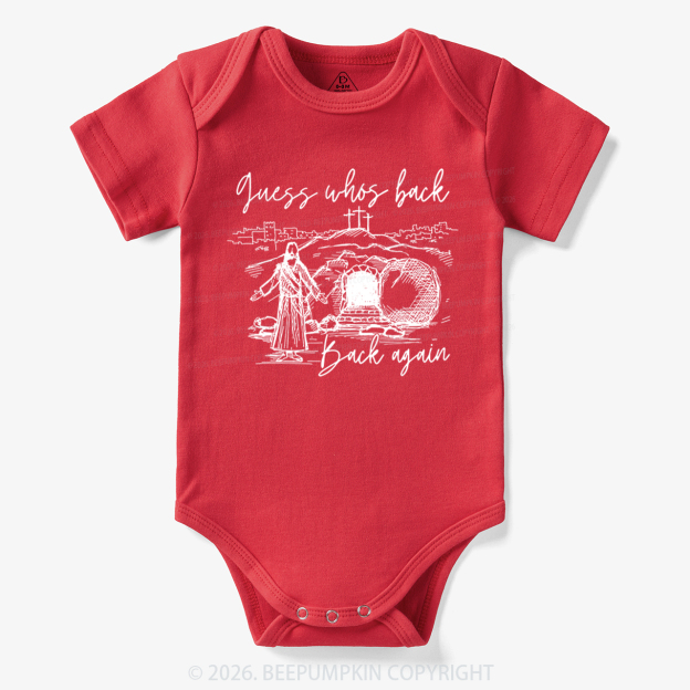 Guess Who's Back Again Funny Jesus Bodysuit