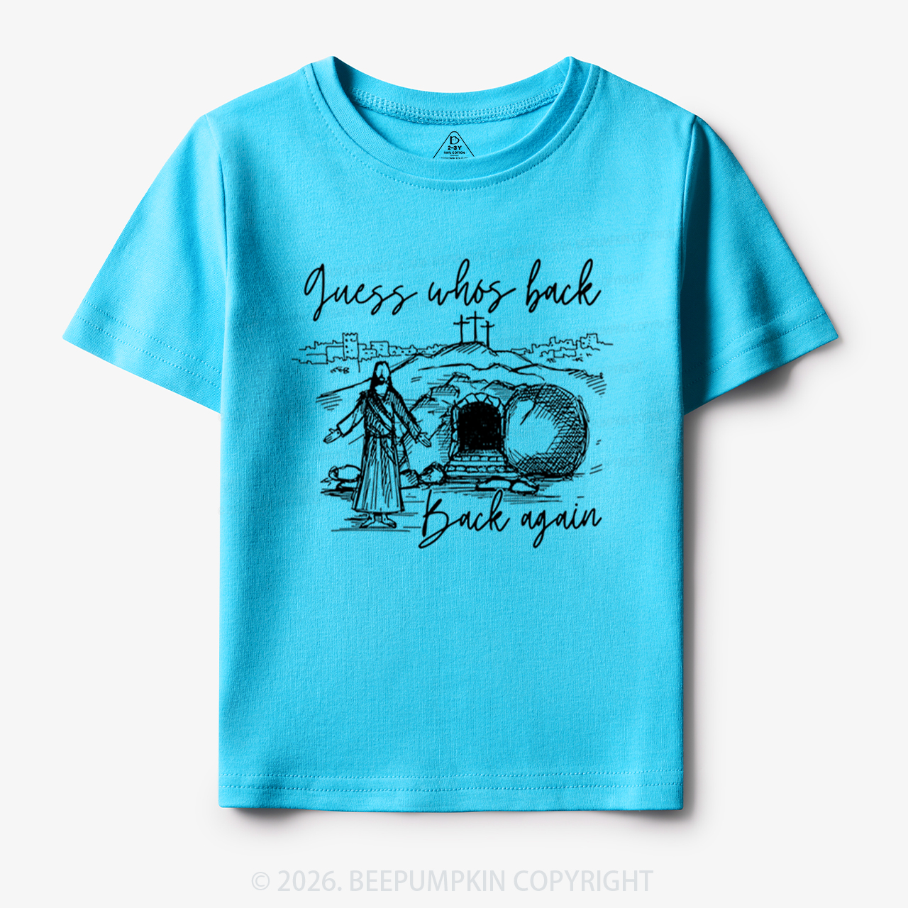 Guess Who's Back Again Funny Jesus Toddler&Kid's Tees