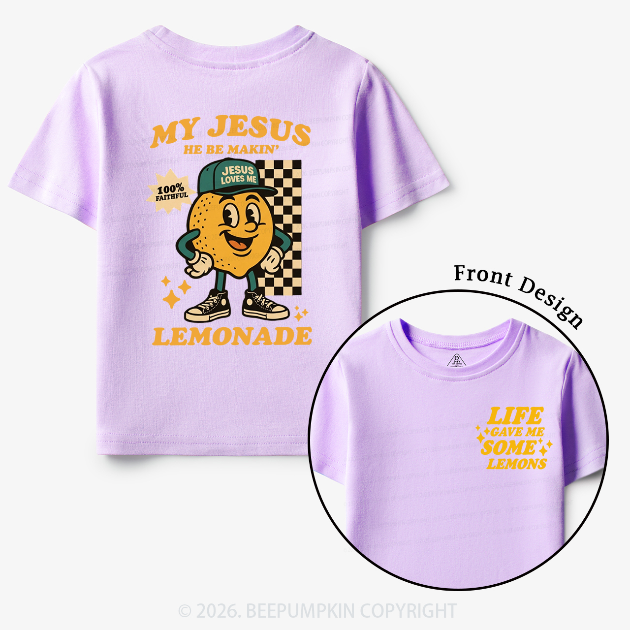 Life Gave Me Some Lemons Christian Toddler&Kid's Tees