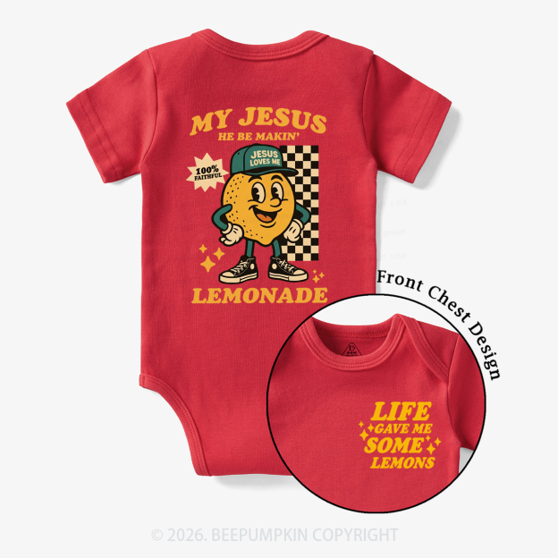 Life Gave Me Some Lemons Christian Bodysuit