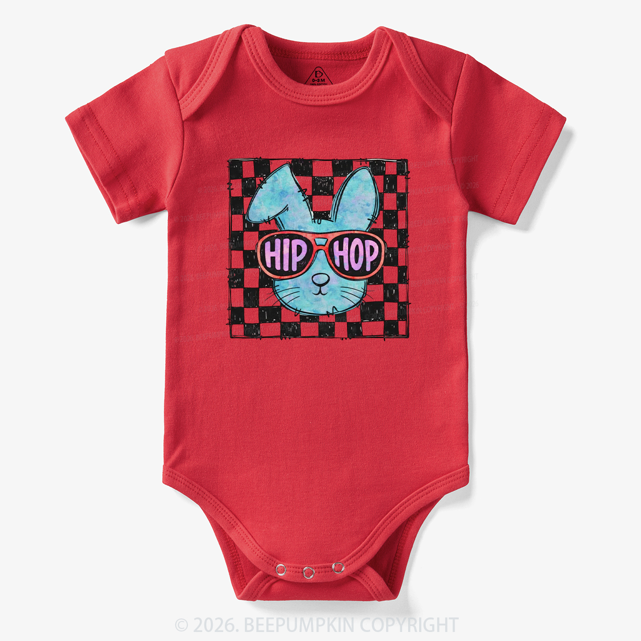 Hip Hop Bunny Easter Bodysuit