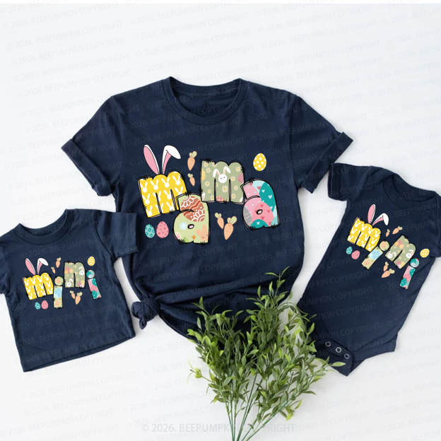 Easter Cute Mama and Mini Mom&Me Matching T-Shirts