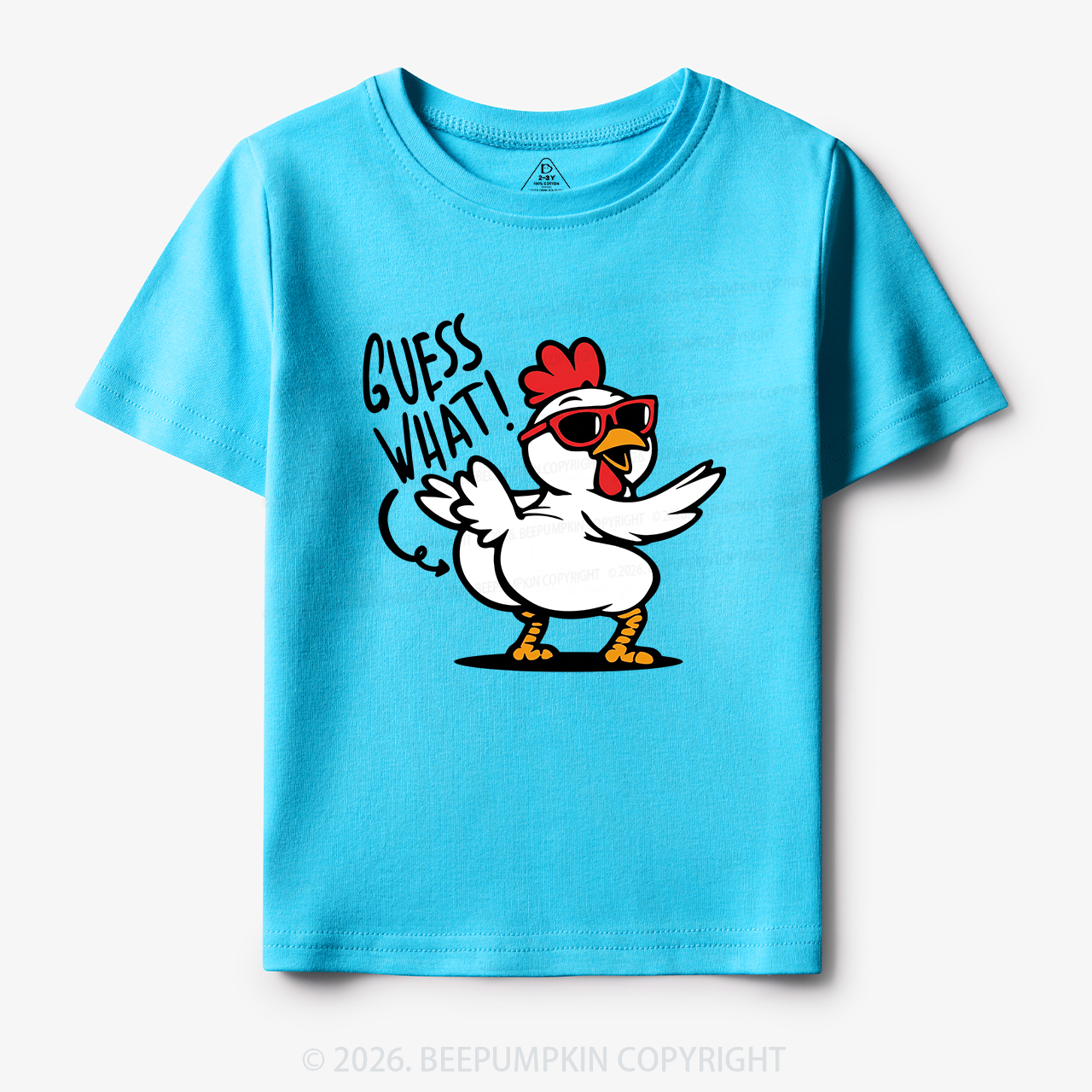 Funny Guess What Chicken Butt Toddler&Kid's Tees