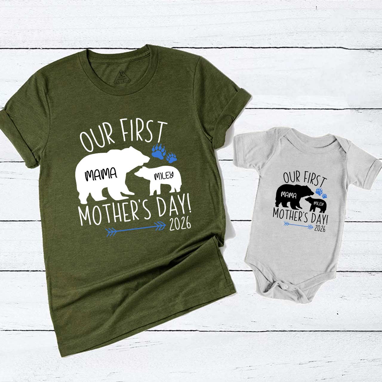 Baby Mom Bear Adult&Kids Shirt