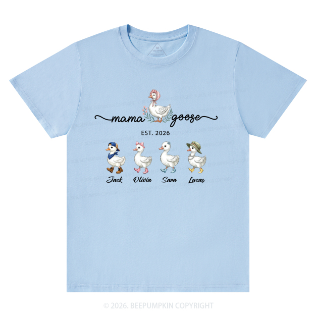 Personalized Mama Kids Names T-Shirts