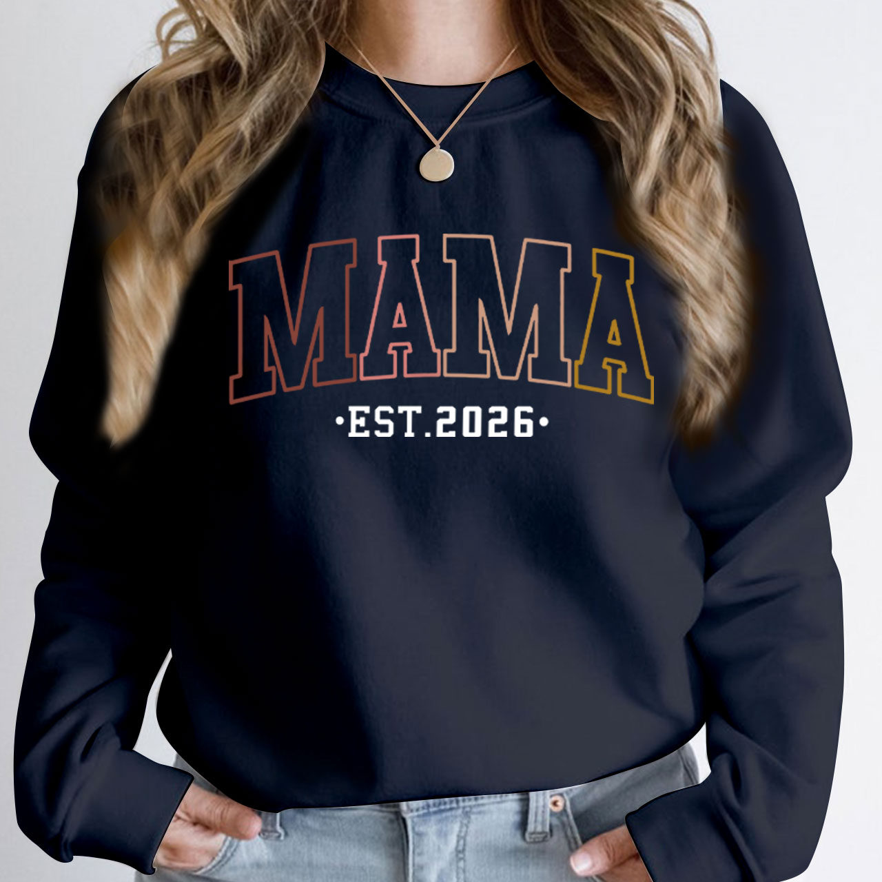 Personalized Mom Life Sweatshirt