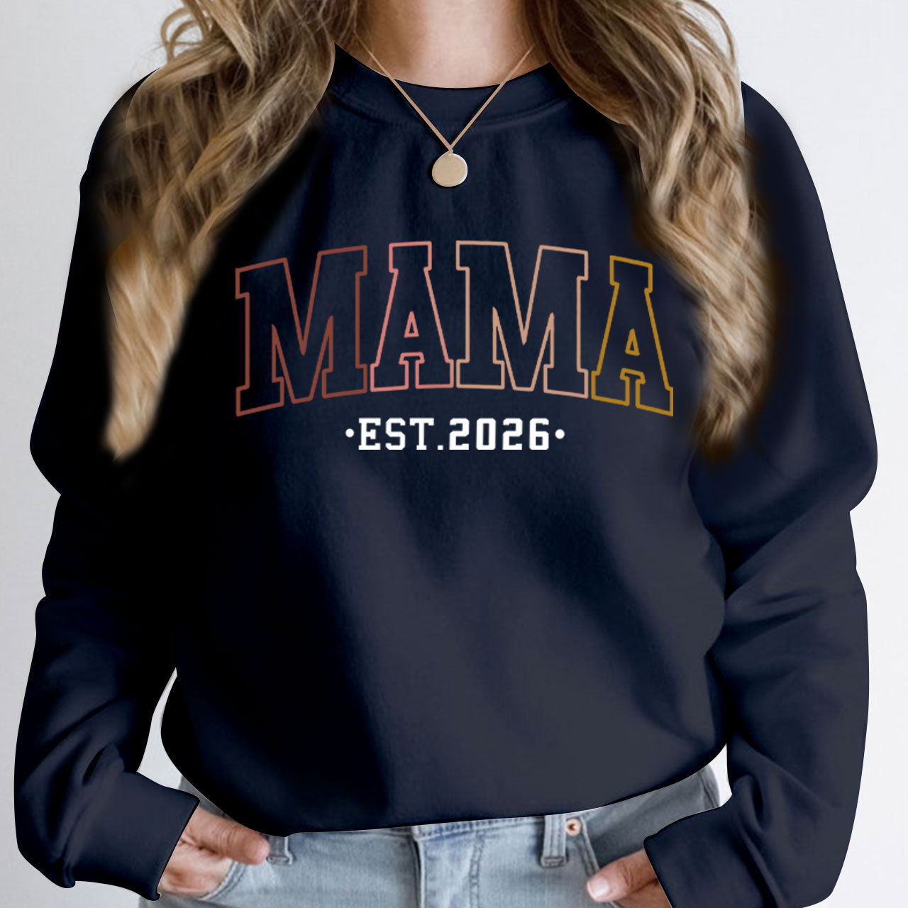 Personalized Mom Life Sweatshirt