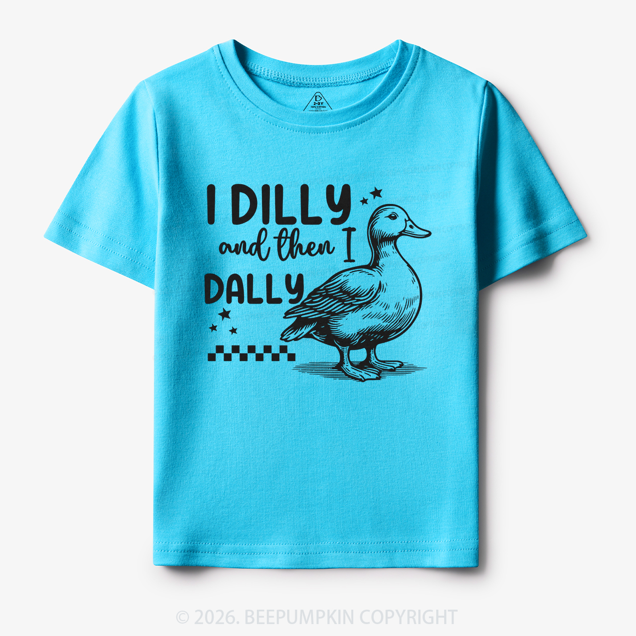 I Dilly And Then I Dally Silly Goose Toddler&Kid's Tees