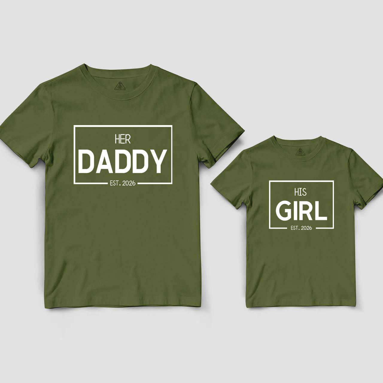Daddy Boy Girl T-Shirts For Dad And Me