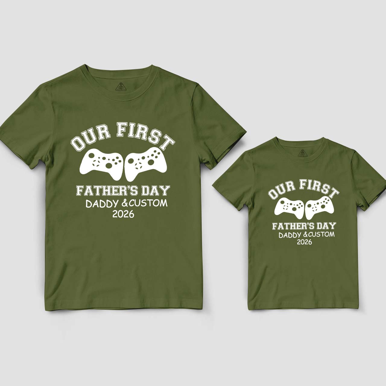 First Time Dad Gift Matching T-Shirts