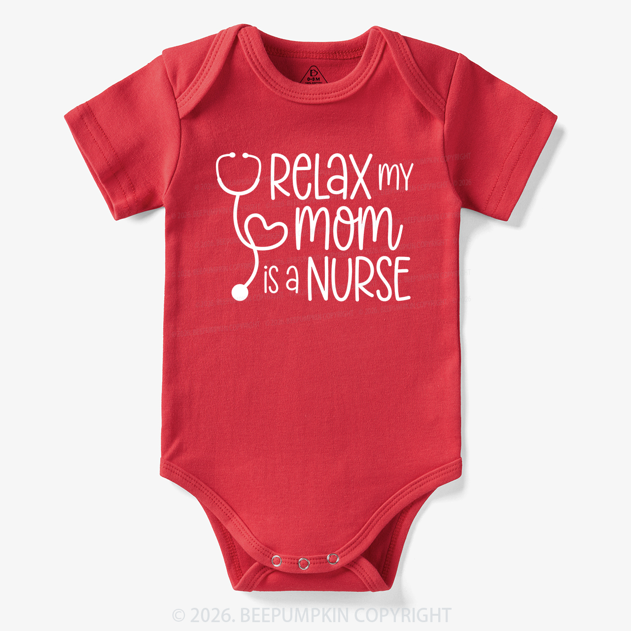 Relax My Mom Is A Nurse Bodysuit