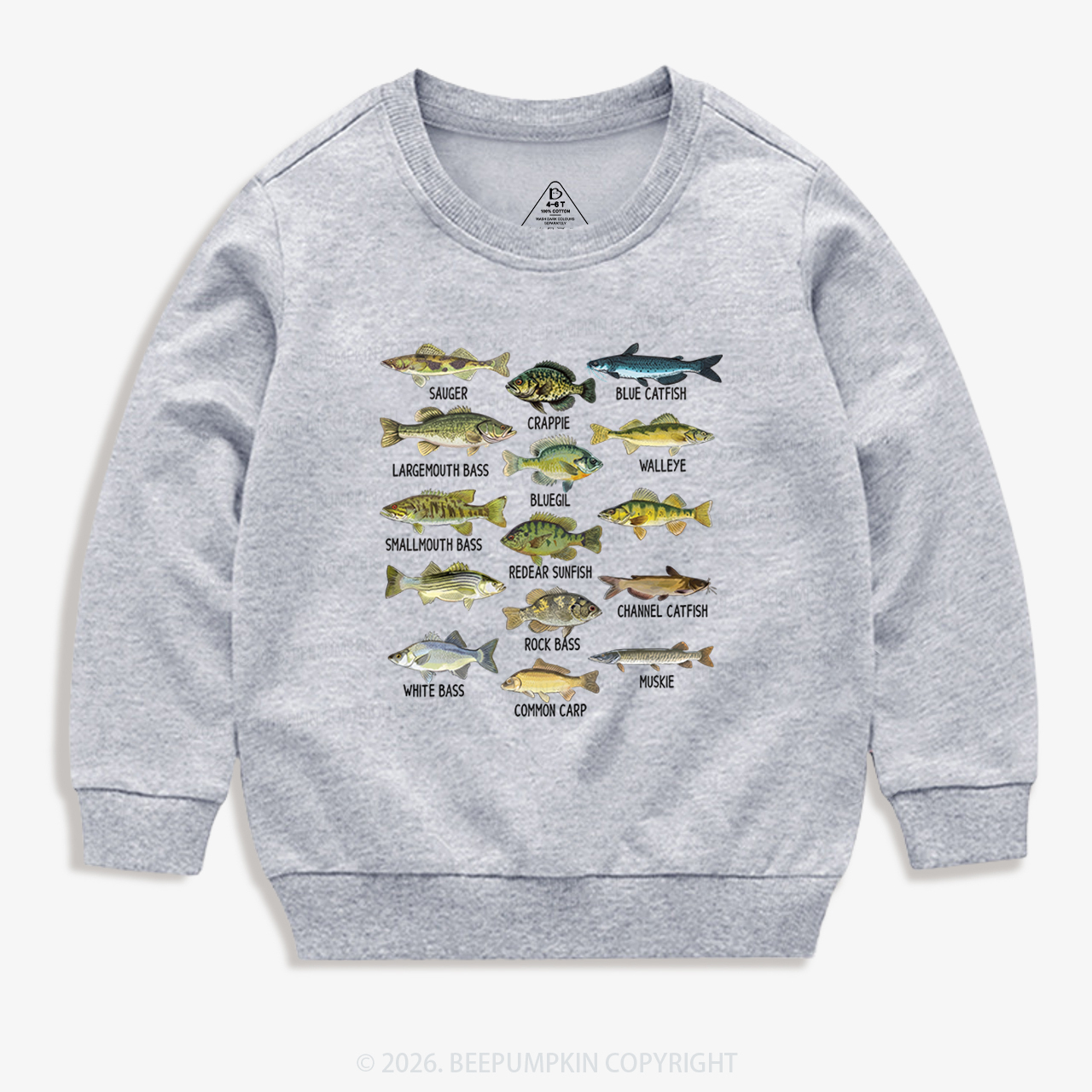 North American Fish Kid's Sweatshirt