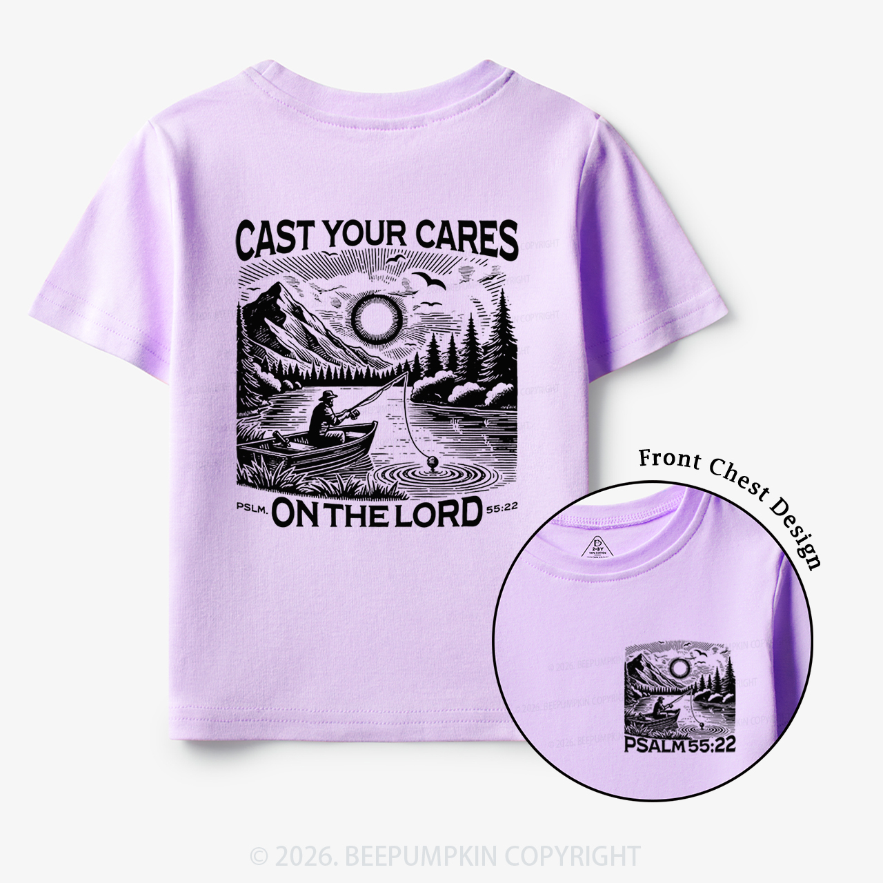 Cast Your Cares On The Lord Toddler&Kid's Tees