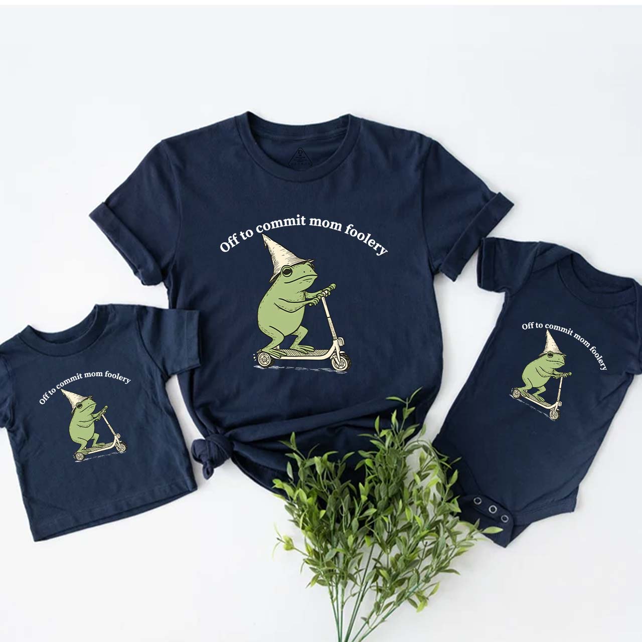 Funny Mama and Mini Frog Mom&Me Matching T-Shirts