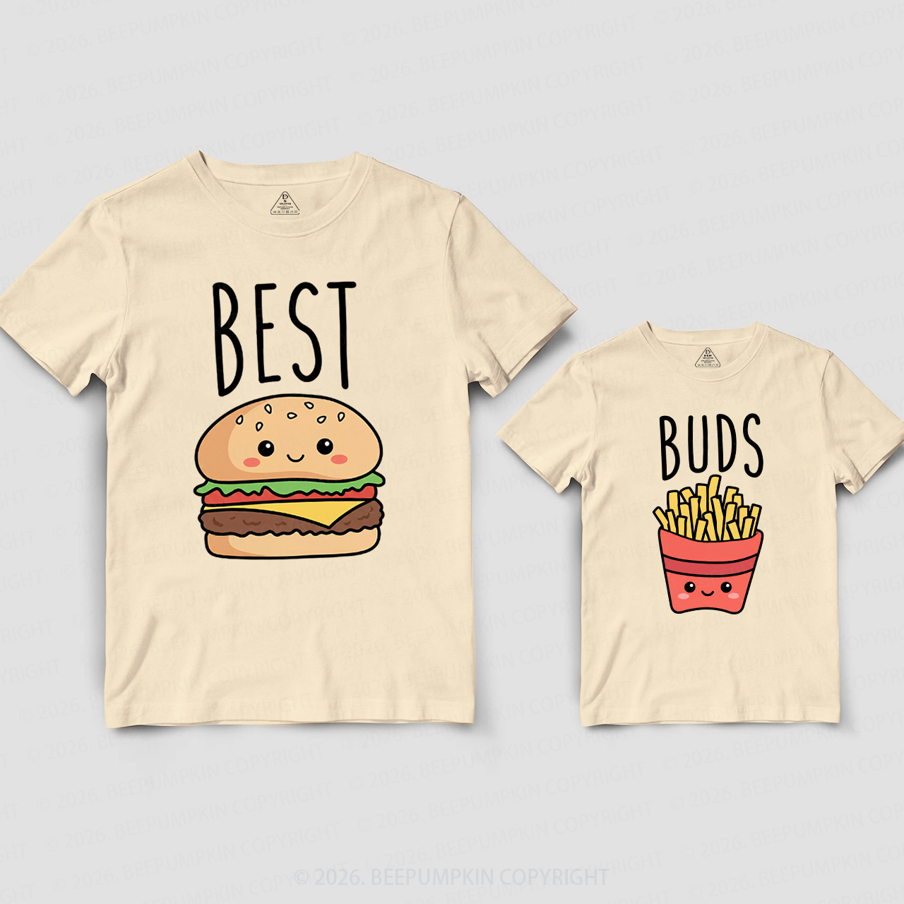 Best Buds Tasty Together Dad&Me Matching Shirts