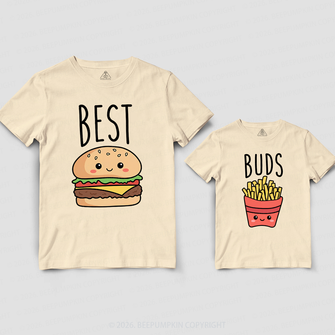 Best Buds Tasty Together Dad&Me Matching Shirts