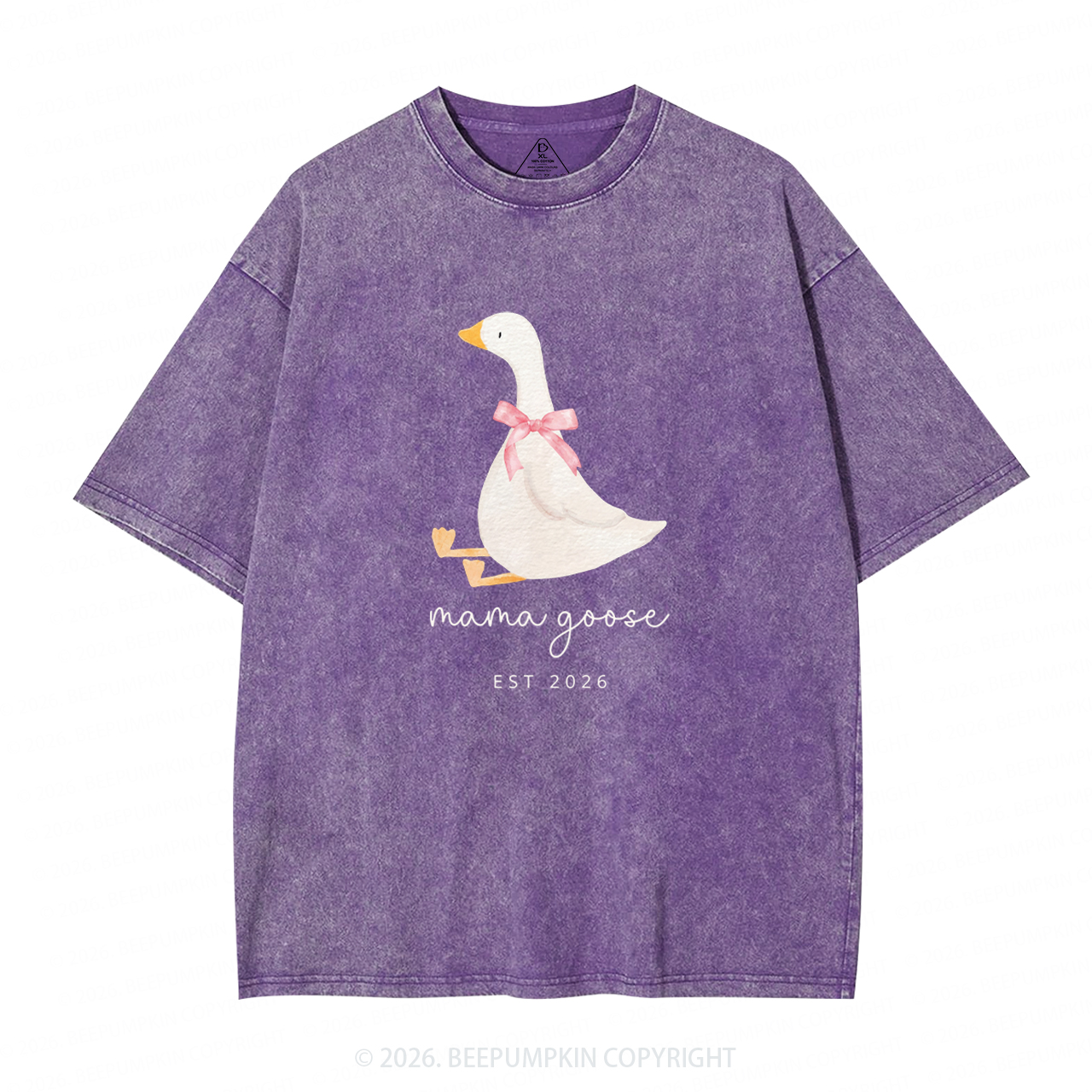 Silly Goose Mother's Day Adult Washed T-Shirts
