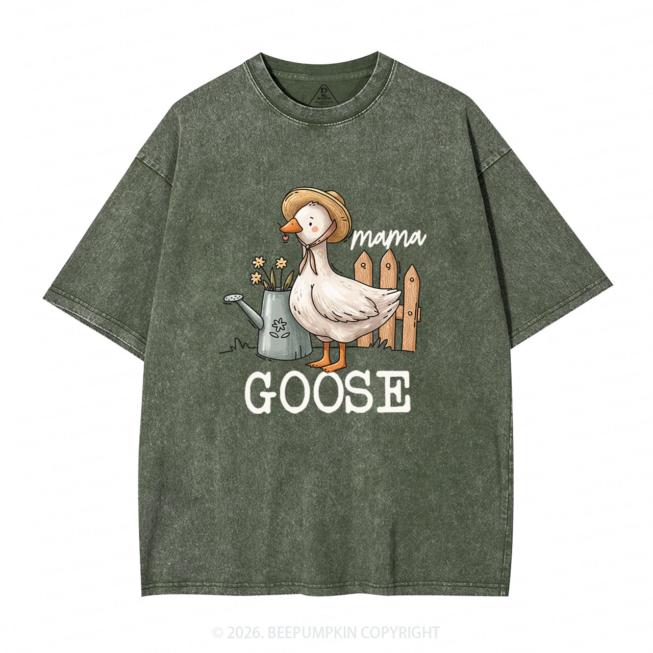 Mama Silly Goose Adult Washed T-Shirts