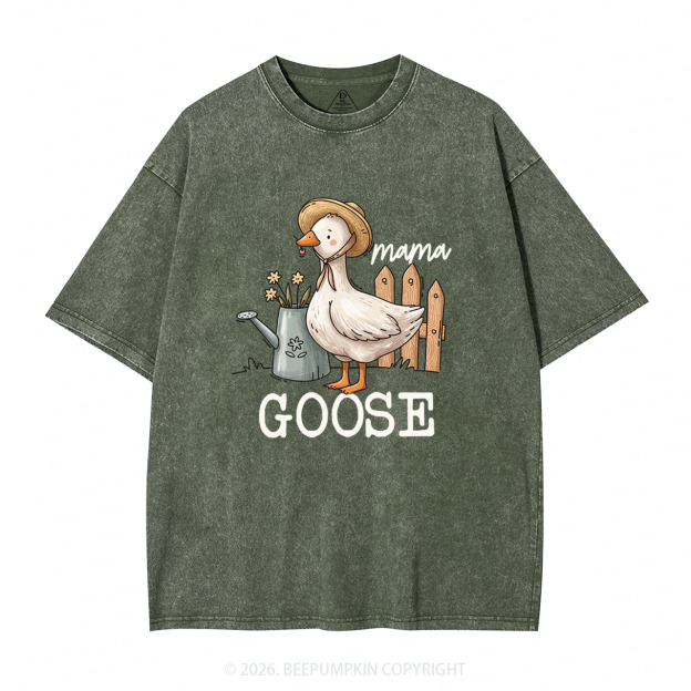 Mama Silly Goose Adult Washed T-Shirts