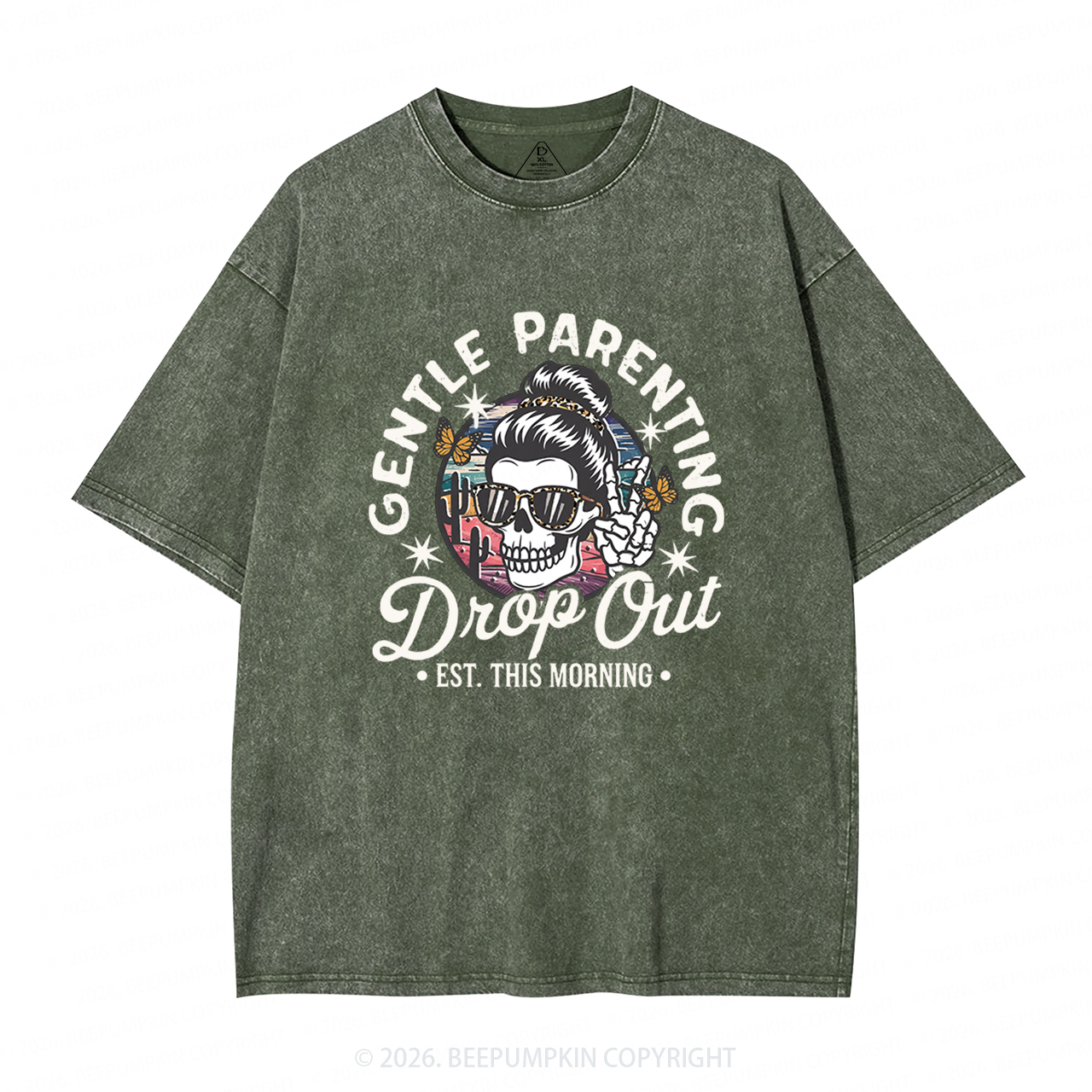 Gentle Parenting Drop Out Adult Washed T-Shirts