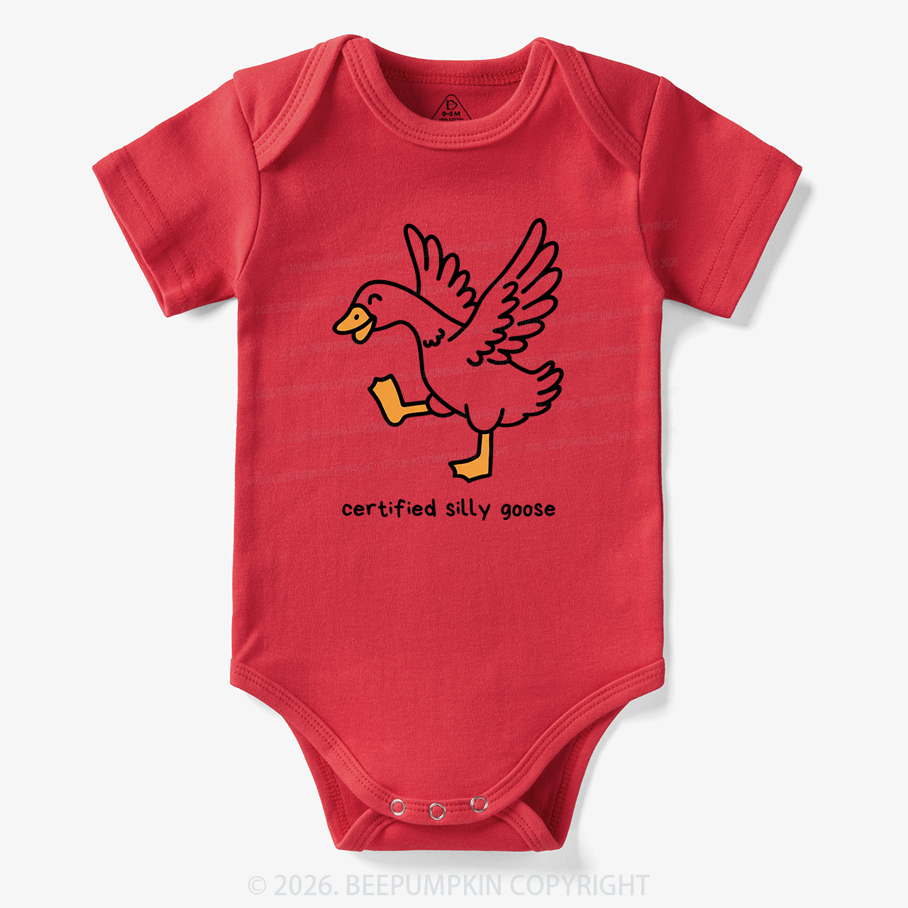 Funny Certified Silly Goose Bodysuit