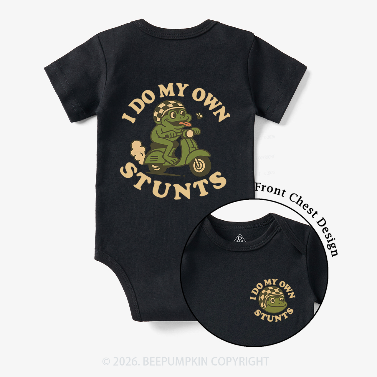 I Do My Own Stunts Frog Bodysuit