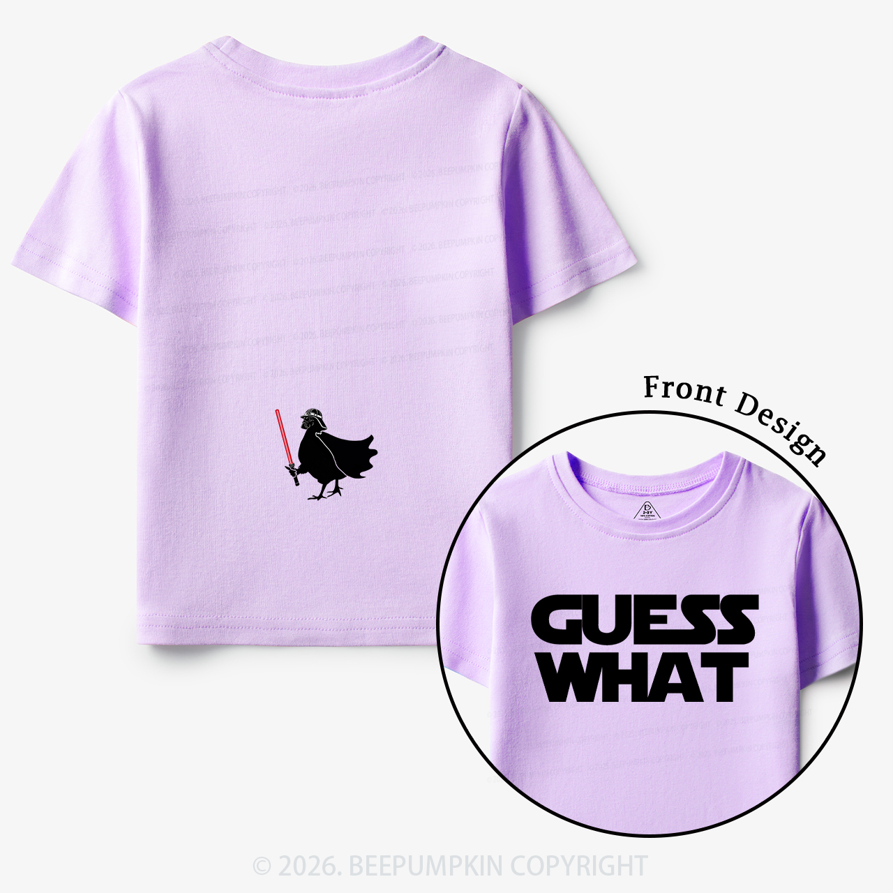 Galaxy Guess What Chicken Butt Toddler&Kid's Tees