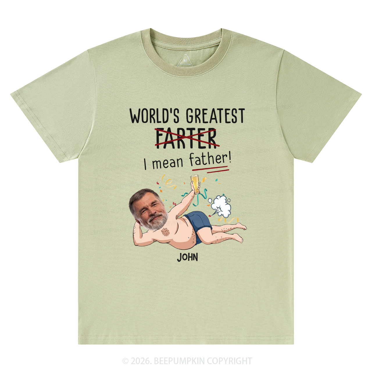 Personalized Photo Gift World's Greatest Farter T-Shirts