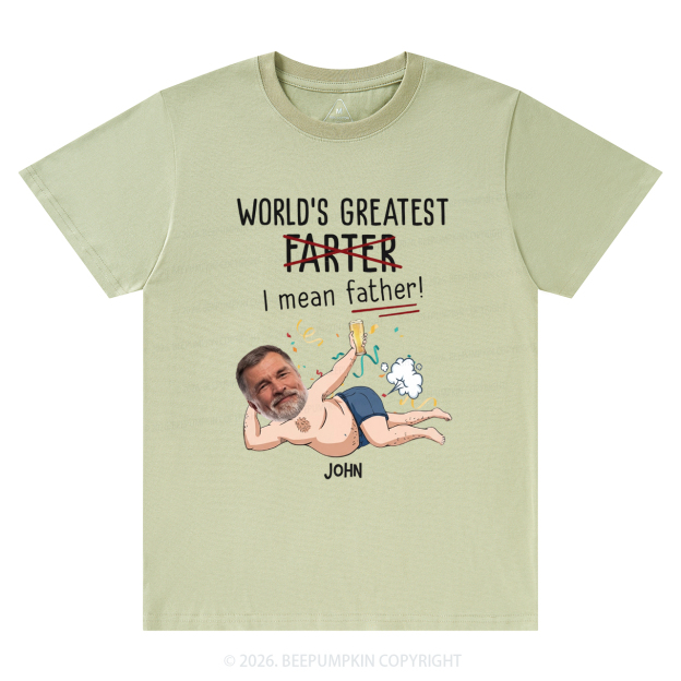 Personalized Photo Gift World's Greatest Farter T-Shirts