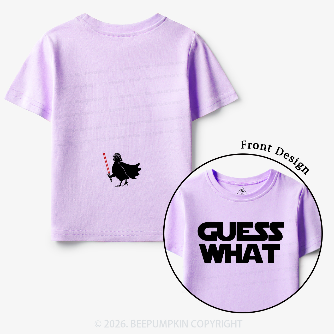 Galaxy Guess What Chicken Butt Toddler&Kid's Tees