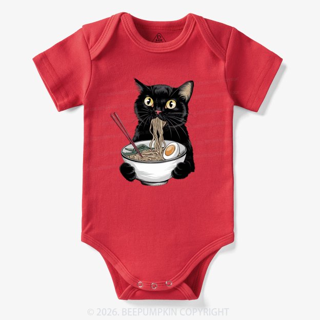 Ramen Black Cat Bodysuit