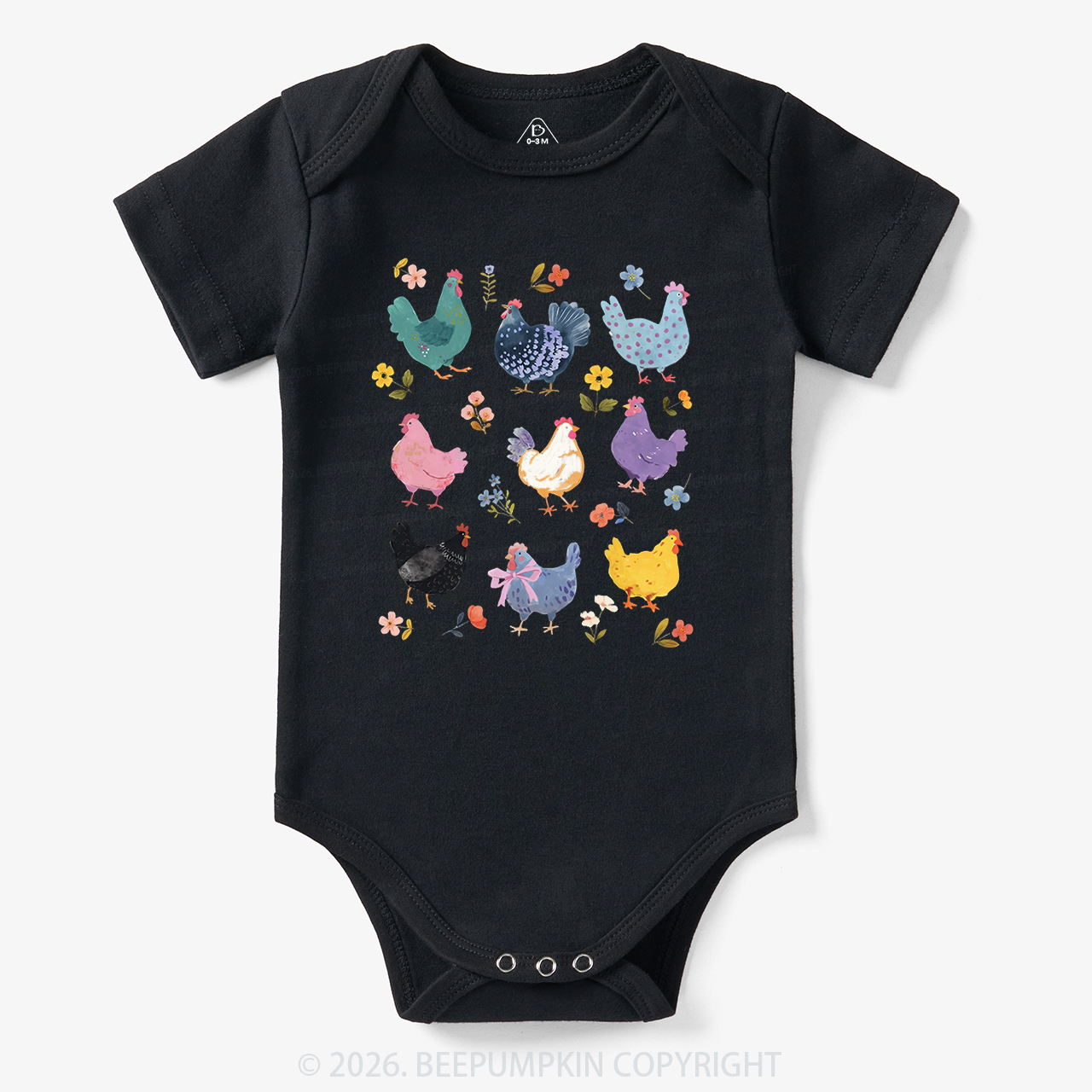 Funny Chicken Lovers Bodysuit